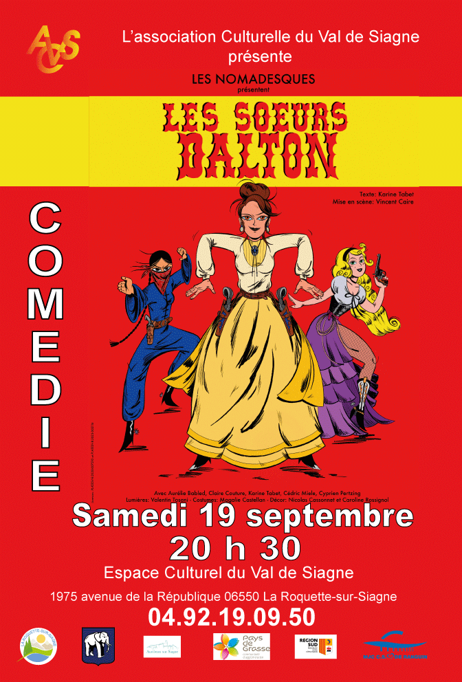 Affiche Les soeurs Dalton